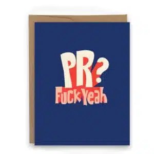 PR fuck yeah card congratulating runners and athletes on their new personal record