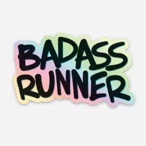 sticker for runners