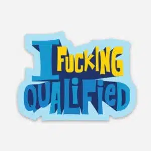 sticker for qualifying for Boston