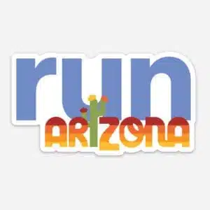 Arizona running sticker Arizona marathon sticker Arizona half marathon sticker Rock and Roll Arizona Sticker Mesa Marathon sticker Lost Dutchman marathon sticker Every Woman's Marathon Arizona sticker