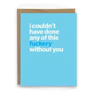 fuckery thank you card thank you card runner thank you card triathlete thank you card athlete thank you card ironman fuckery