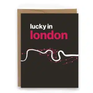 lucky in london London Marathon card London Marathon course World marathon majors