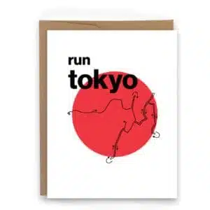 run card for Tokyo marathon card for World Marathon Majors card for marathon majors