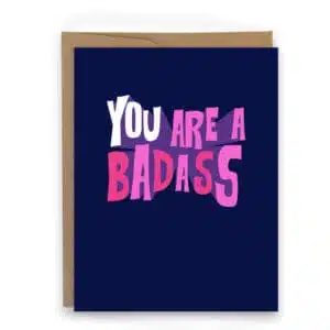 motivational card motivational card for runners motivational card for athletes congratulations card for runner congratulation card for athletes congratulations card you are a badass - card