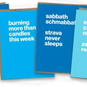 HanukkahCardSet Hanukkah greeting cards for runners