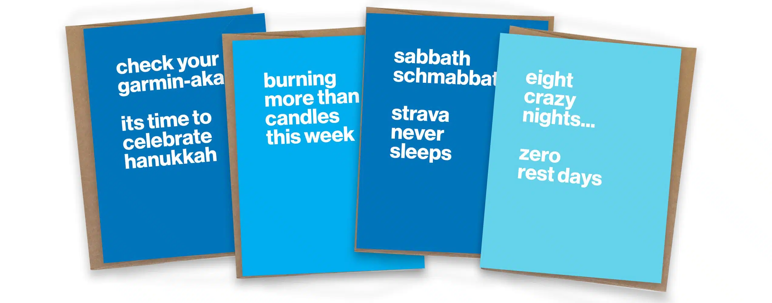 HanukkahCardSet Hanukkah greeting cards for runners