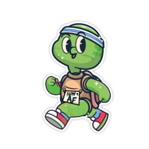 Turtle Pace sticker