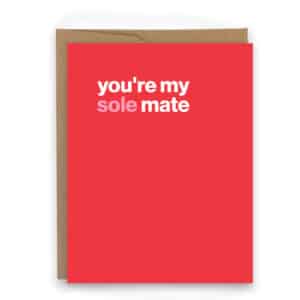 You're my sole mate