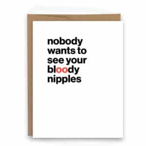 bloody nipples