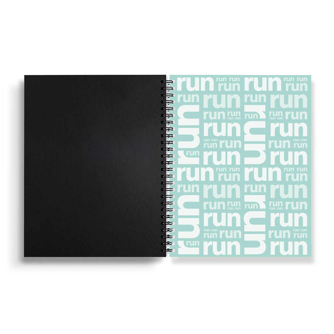 Sweaty Ponytales, Notebook for Runners, I'd So Much Rather Be Running, Inside Back Cover