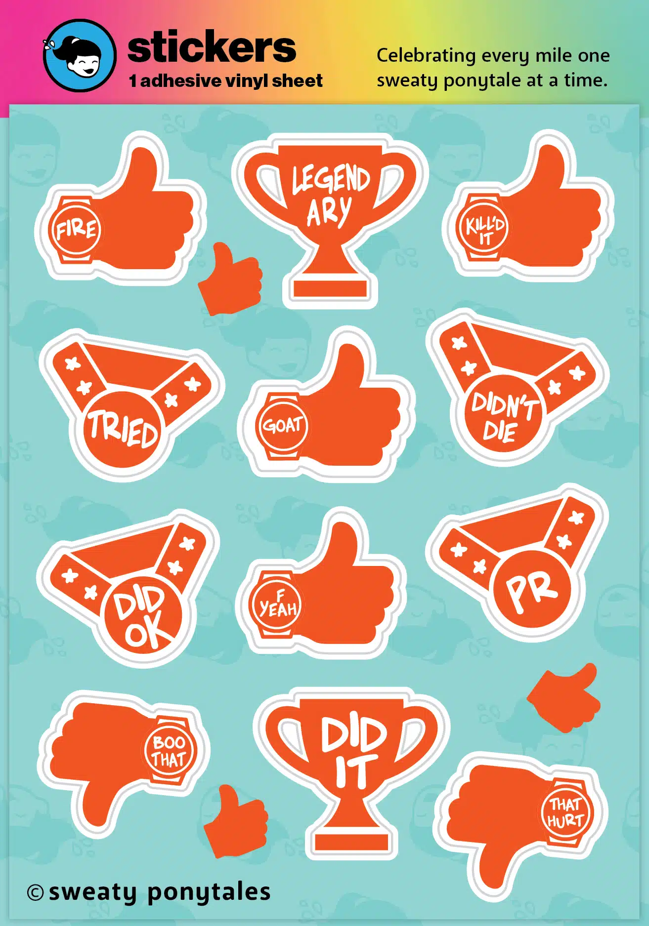Sticker Sheet - Kudos