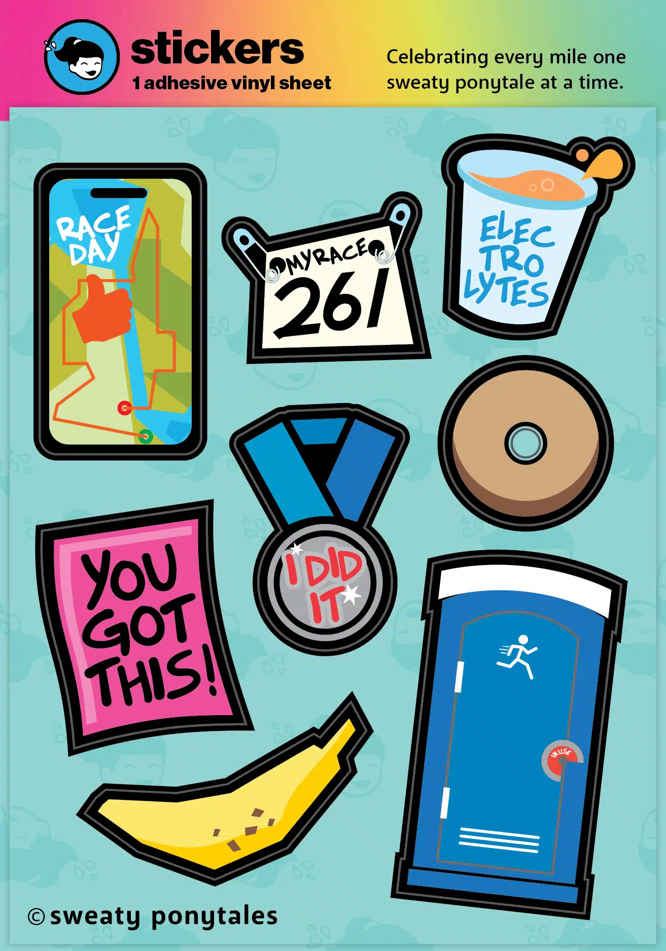 Sticker Sheet - Race Day