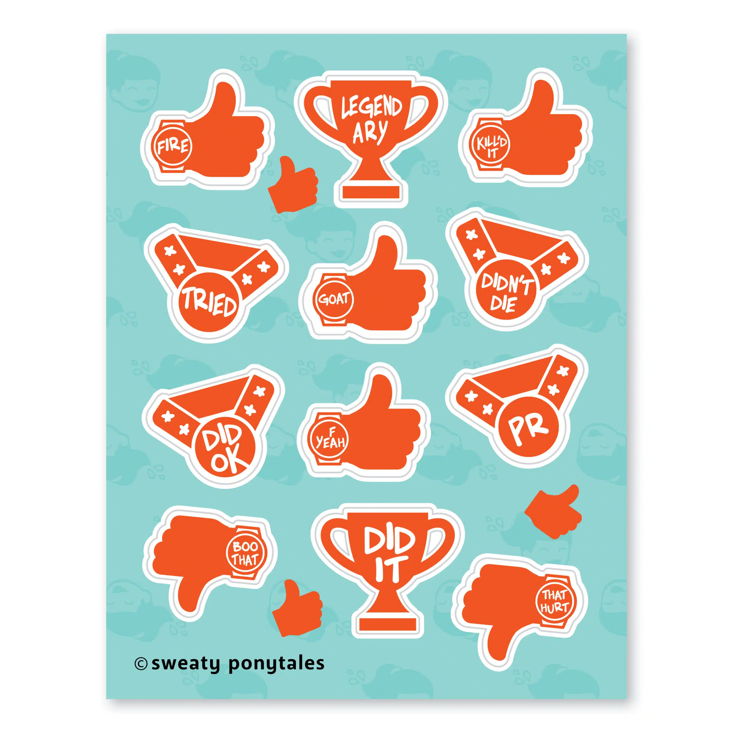 Sticker Sheet - Kudos
